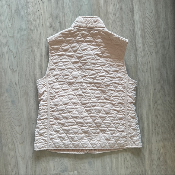 Vintage Van Heusen Fleece Lined Vest in Peachy Tan Sz:L - Picture 5 of 10